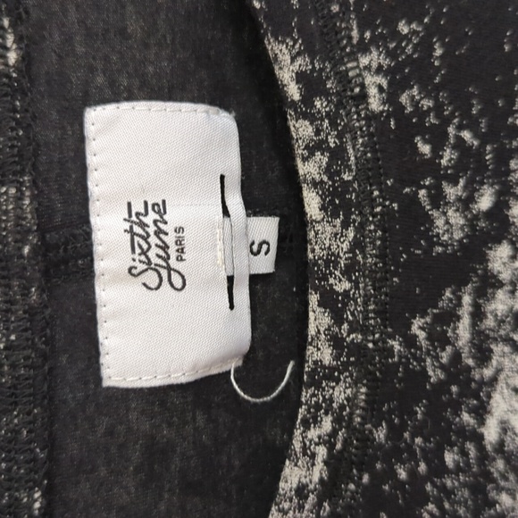 Quarter sleeve dress small sixth June Paris black - Picture 4 of 5